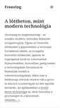 Mobile Screenshot of freevlog.hu